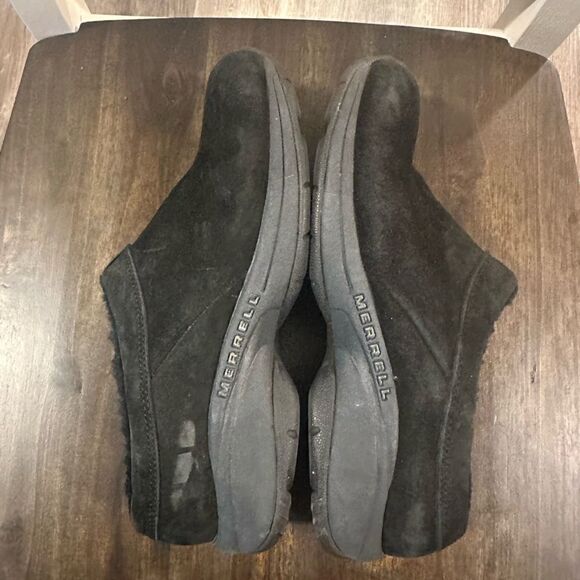 Merrell WOMEN'S MERRELL PRIMO CHILL Fur Lined Slide Clog Black 9 - Picture 5 of 7